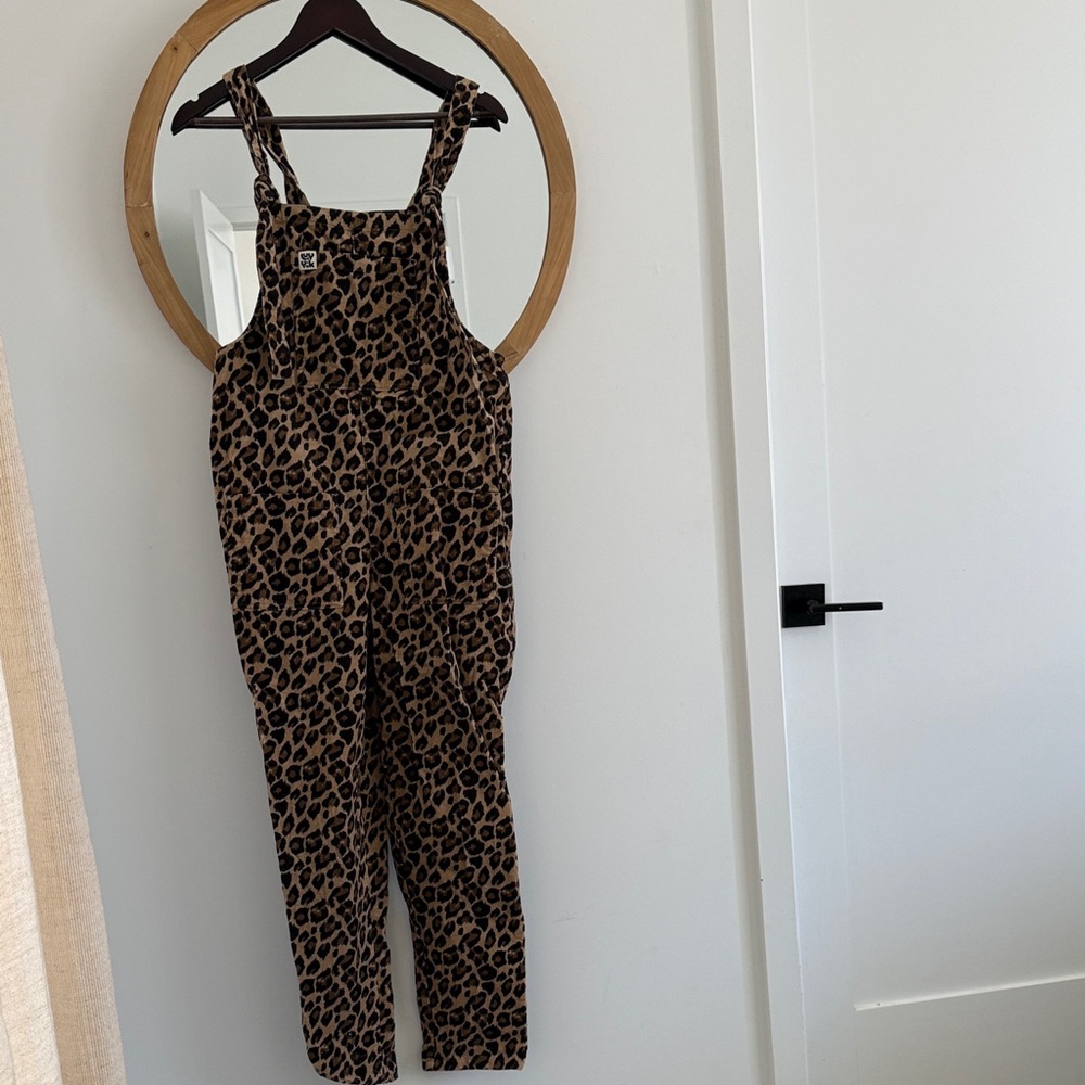 Lucy & Yak Brown Leopard Print Jumpsuit